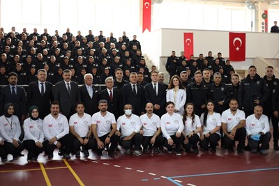 Erzurum Bölge Kan Merkezimizin POMEM Okulunda Cumhuriyetimizin 100. Yılı ve Kızılay Haftamız dolayısıyla Kan Bağış Organizasyonu